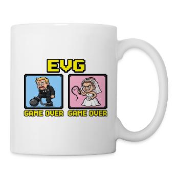 Junggesellenabschied, Junggesellenabschied, Hochzeit - Tasse - Weiß - Rechts