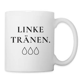 Linke Tränen Politischer Humor Satire Spruch - Tasse - Weiß - Rechts