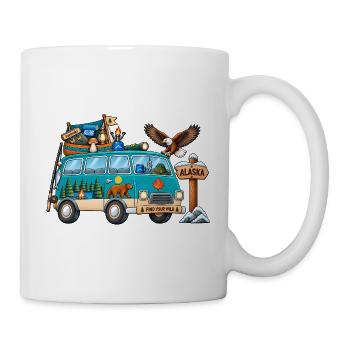 Alaska Camper Wohnmobil - Tasse - Weiß - Rechts