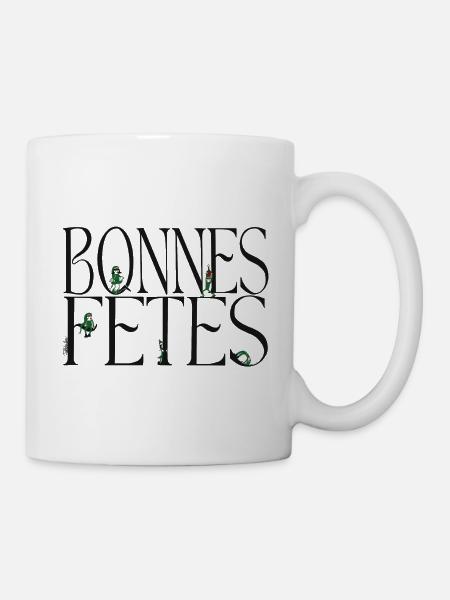 Frohe festliche Monster-Feiertage - Tasse - Weiß