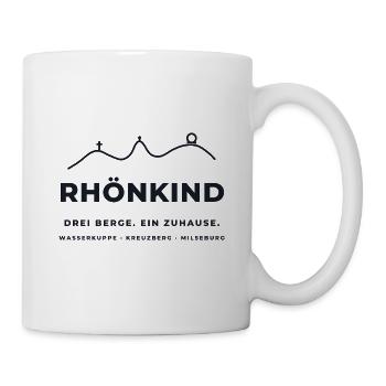 Rhönkind – Wasserkuppe, Kreuzberg, Milseburg - Tasse - Weiß - Rechts