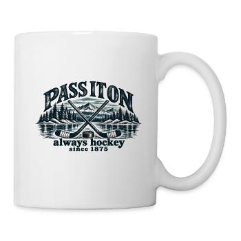 Eishockey Shirt Retro - Always Hockey - Tasse - Weiß - Rechts