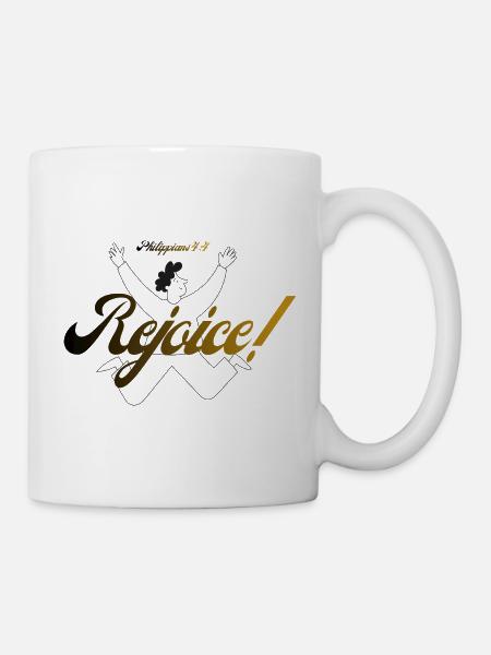 Freue dich immer im Herrn - Tasse - Weiß