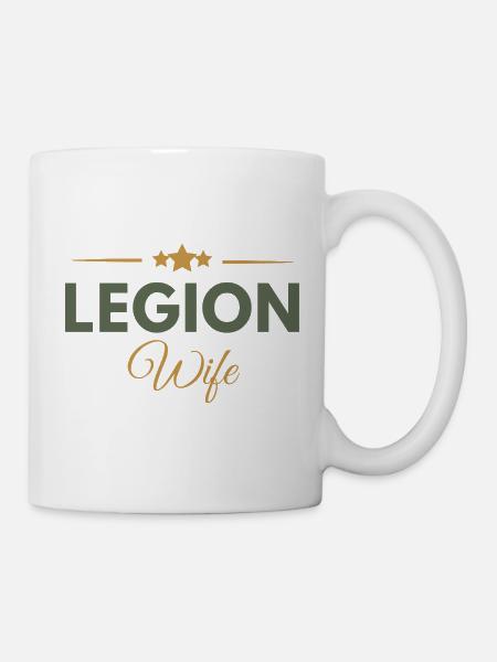 Legion-Ehefrau - Tasse - Weiß