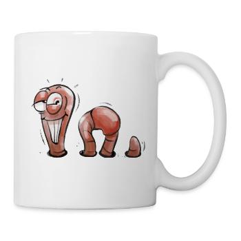 Wurmi - Tasse - Weiß - Rechts