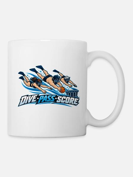 Dive Pass Score Wassersport Action - Tasse - Weiß