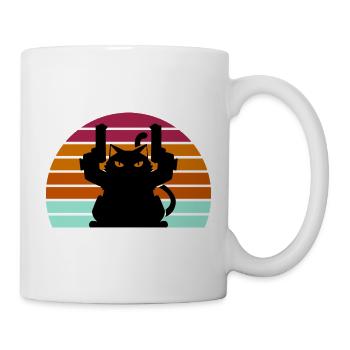 Cat Gun - Tasse - Weiß - Rechts