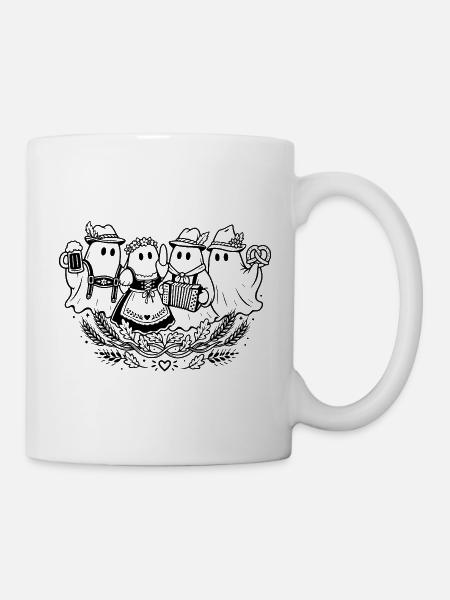 Bayerische Geister - Tasse - Weiß
