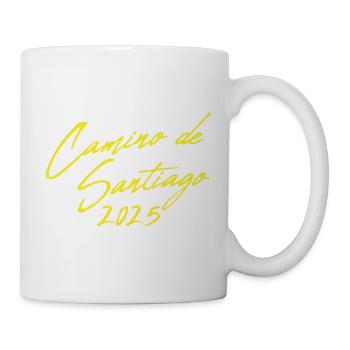 Jakobsweg 2026 buen camino Muschel - Tasse - Weiß - Rechts