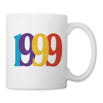 Geboren 1999 Geburtstagsgeschenk Geburtstag 99 - Tasse - Weiß - Rechts