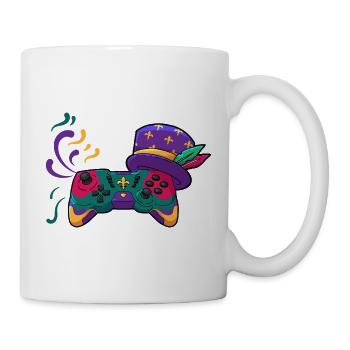 Mardi Gras Controller - Tasse - Weiß - Rechts