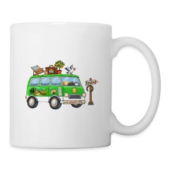 Italien Camper Wohnmobil - Tasse - Weiß - Rechts