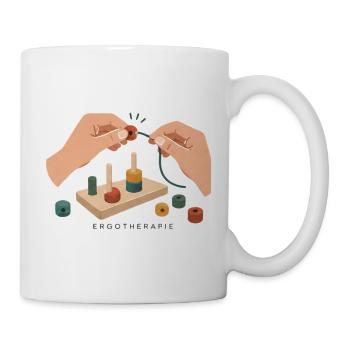 Ergotherapie Feinmotorik - Tasse - Weiß - Rechts