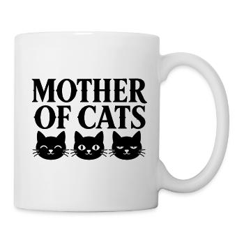 Katzenmutter - Tasse - Weiß - Rechts