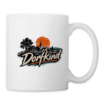 Dorfkind - Tasse - Weiß - Rechts