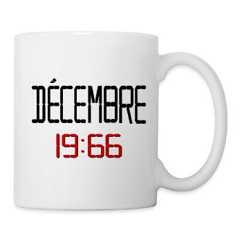 60-jähriges Jubiläum Dezember 1966 - Tasse - Weiß - Rechts