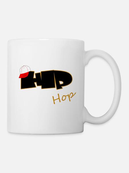Hip Hop - Tasse - Weiß