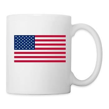 usa - Tasse - Weiß - Rechts