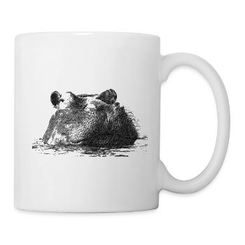 hippo - Tasse - Weiß - Rechts