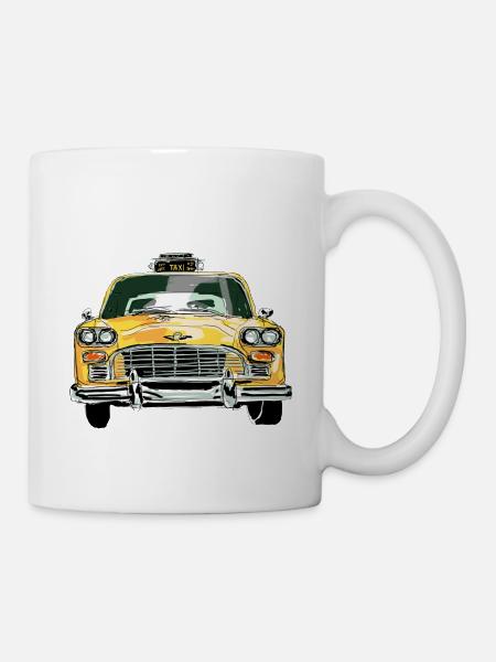 Taxi - Tasse - Weiß