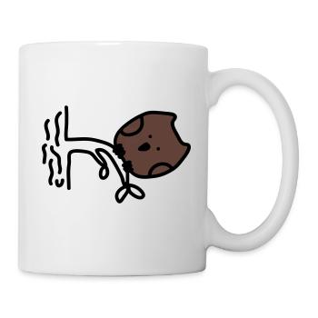 dicke Eule - Tasse - Weiß - Rechts