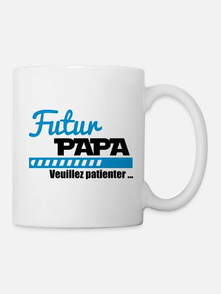 Futur papa - Bientôt père - Mug blanc - blanc