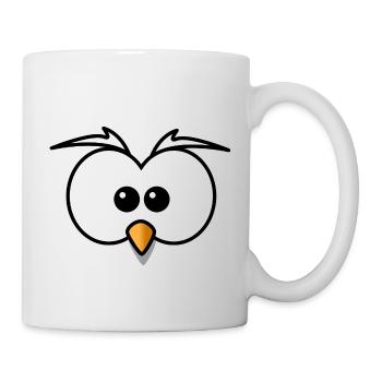Eule - Tasse - Weiß - Rechts