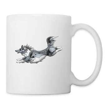 Berger Shetland Blue Merle - Mug - white - Right