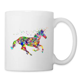 Einhorn - Tasse - Weiß - Rechts