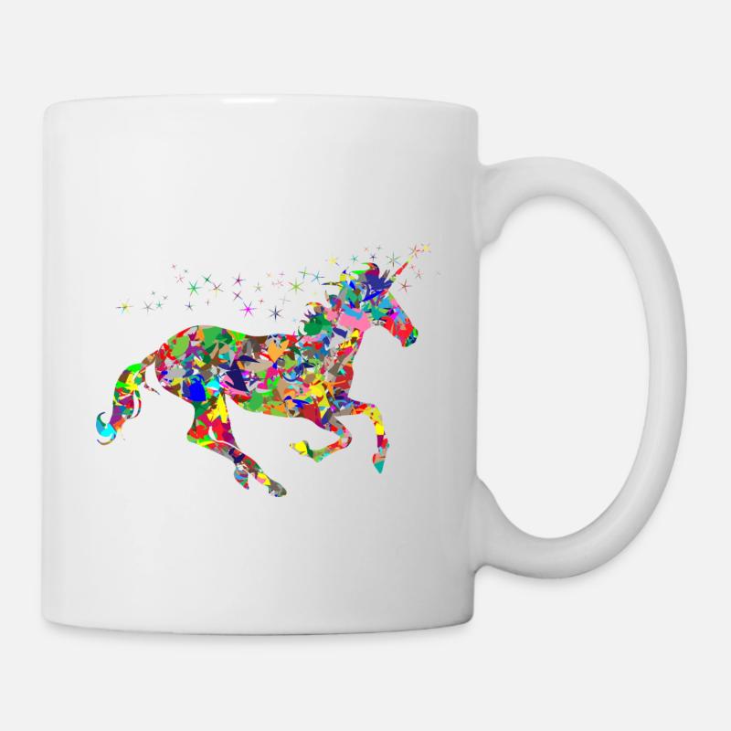 licorne - Mug blanc - blanc