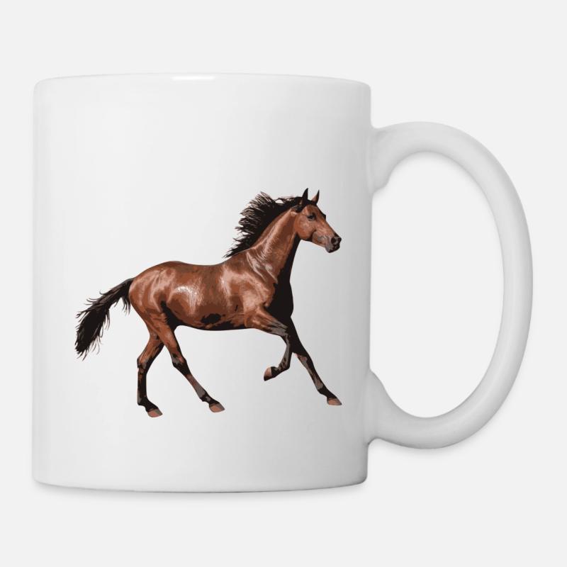 Cheval - Mug blanc - blanc