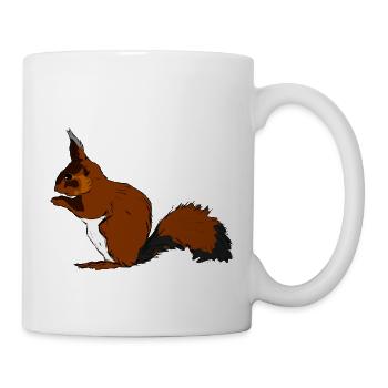squirrel28 - Mug blanc - blanc - Droite