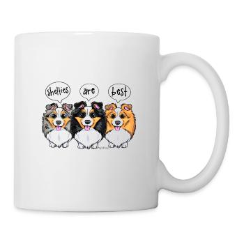 Shelties Are Best - Mug - white - Right