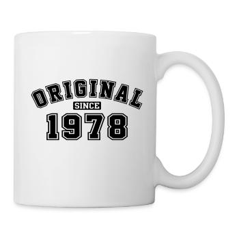Depuis 1978, année d'origine Anniversaire Anniversaire - Mug blanc - blanc - Droite