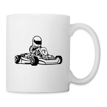 Go-Kart / Go-Cart 01_black white - Mug - white - Right