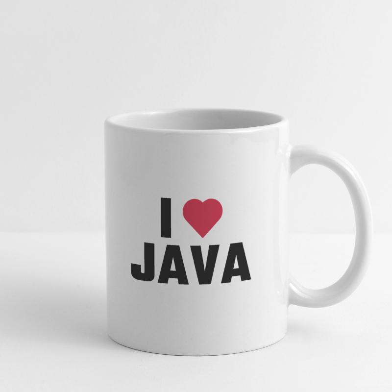 Ich liebe Java Tasse