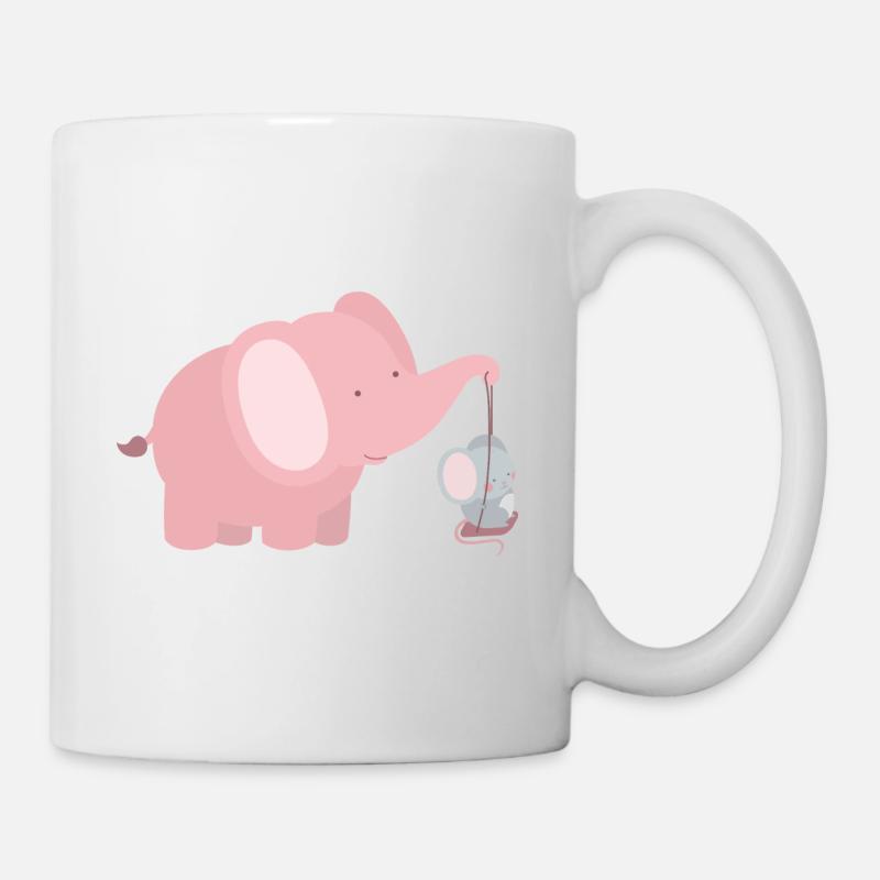 amitié inhabituelle - Mug blanc - blanc