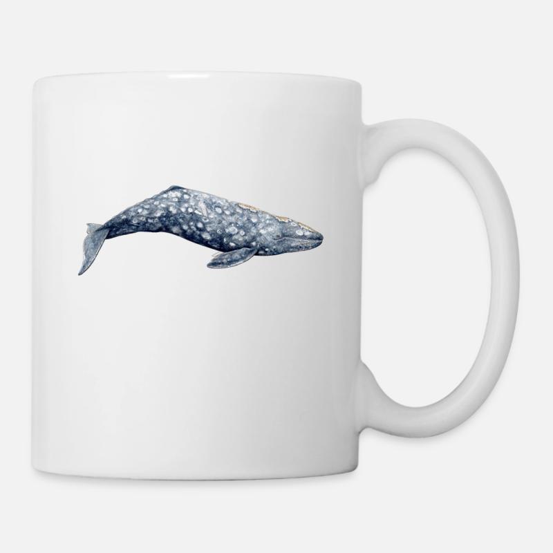 Gray whale - Gray whale - Baleine grise - Mug - white