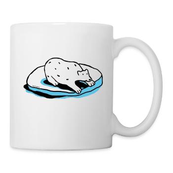 L'ours polaire - Mug blanc - blanc - Droite