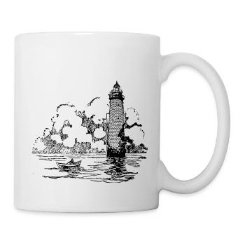 lighthouse lighthouse coast coast ocean sea meer8 - Mug - white - Right