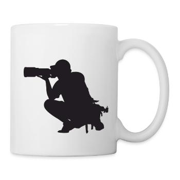 camera photographer fotograf kamera foto photo25 - Tasse - Weiß - Rechts