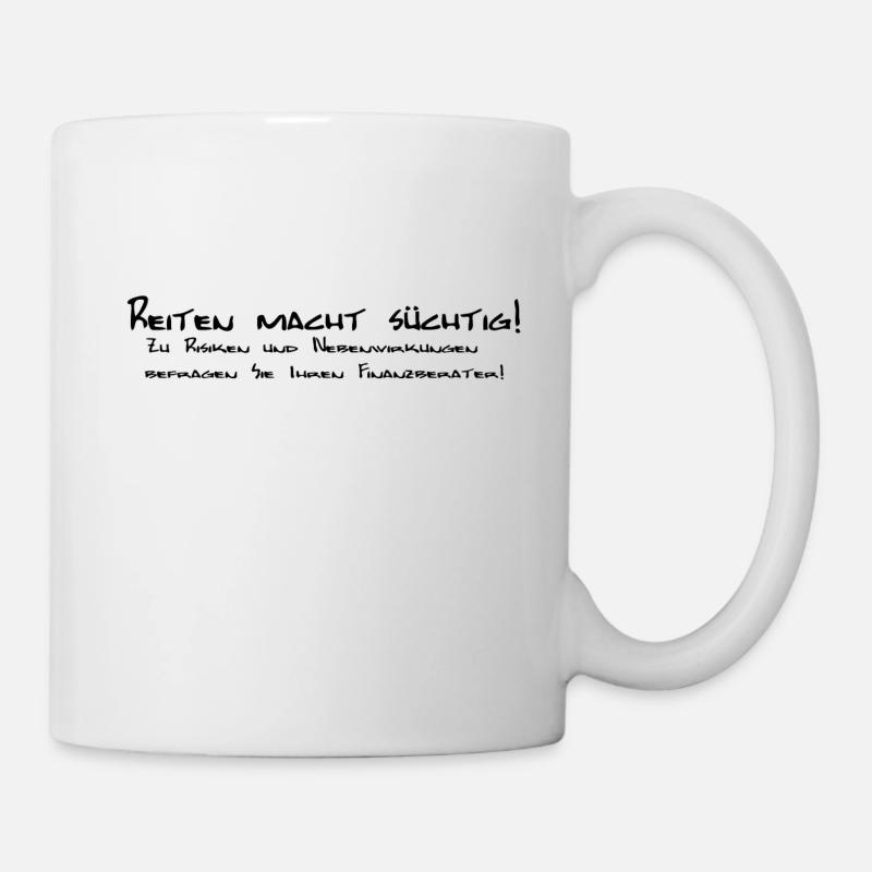 reiten_macht_suechtig - Mug - white