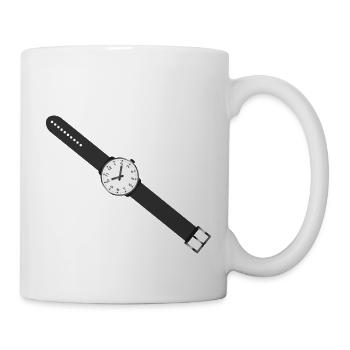 clock time clock time hourglass hourglass162 - Mug - white - Right
