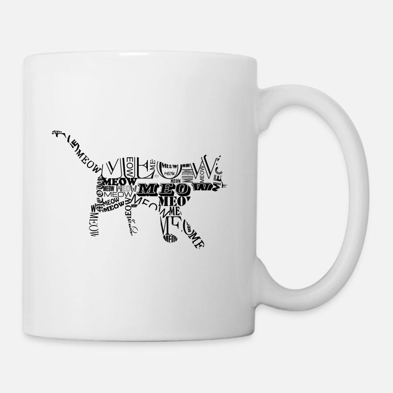 Katze 6 - Tasse - Weiß