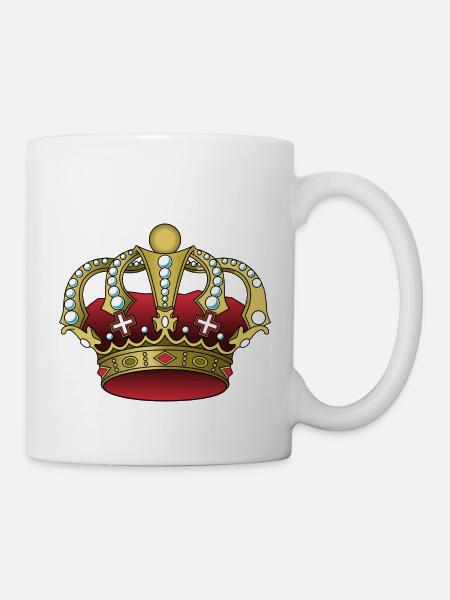 Krone - Tasse - Weiß