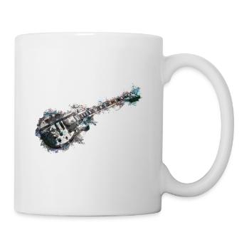 Limitierte Edition - Gitarre - Tasse - Weiß - Rechts