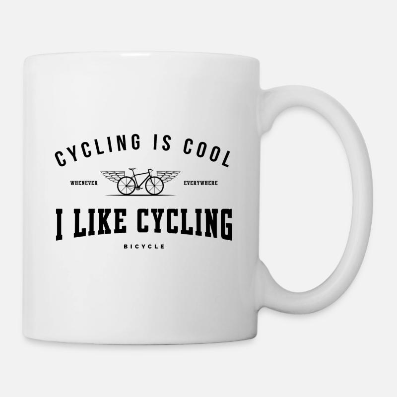 Radfahren - Tasse - Weiß