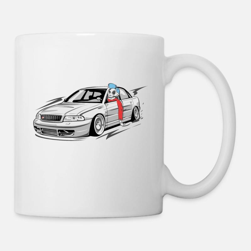 S4 B5 Skulldriver - Tasse - Weiß
