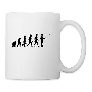 pêche sportive Anglo, pêcheur, pêcheur à la ligne carpe hecht2 - Mug blanc - blanc - Droite