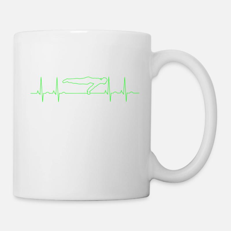 EKG Planche - Calisthenics - Tasse - Weiß